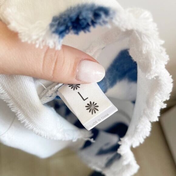 Show Me Your Mumu Jean Smocked Halter Tie Dye Mini Dress Size Large - Picture 10 of 11